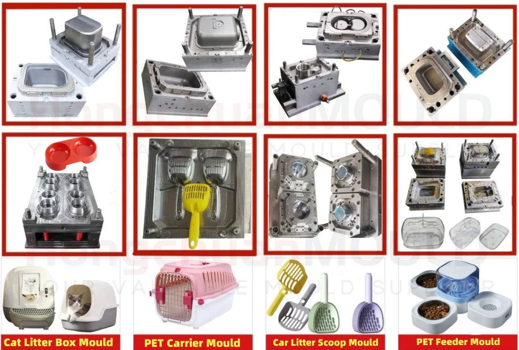 Professional Plastic Automatic Cat Litter Box Injection Mould Design